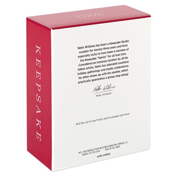 New! Frosty Friends Handcar Hijinks Halmark Keepsake Christmas Ornament 2021 - Picture 2 of 5